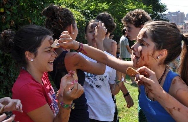 Galletas y chocolate.